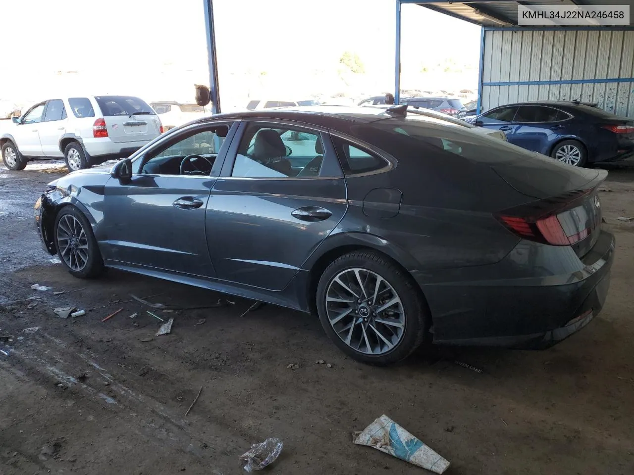 2022 Hyundai Sonata Limited VIN: KMHL34J22NA246458 Lot: 82021043