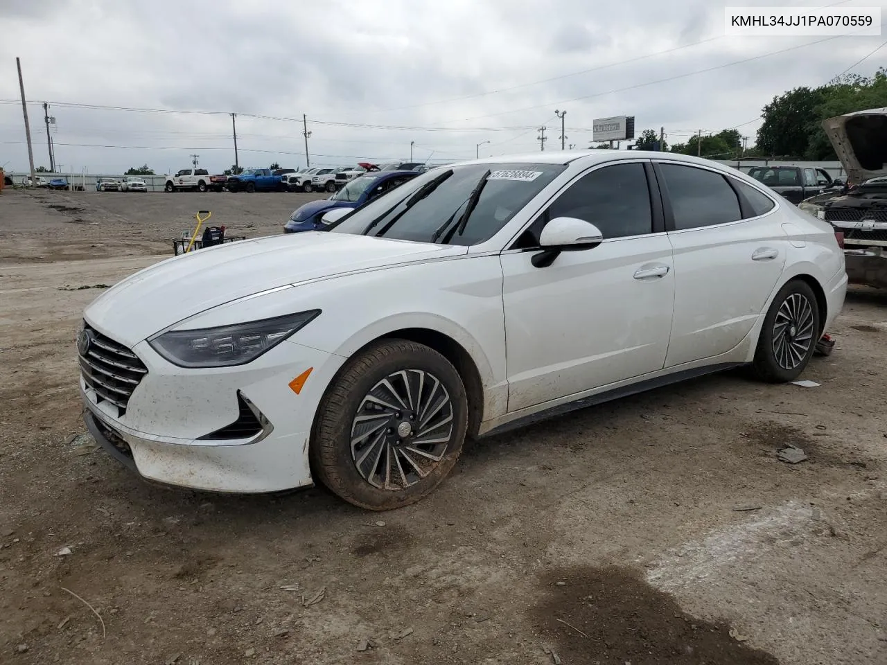 2023 Hyundai Sonata Hybrid VIN: KMHL34JJ1PA070559 Lot: 57628894