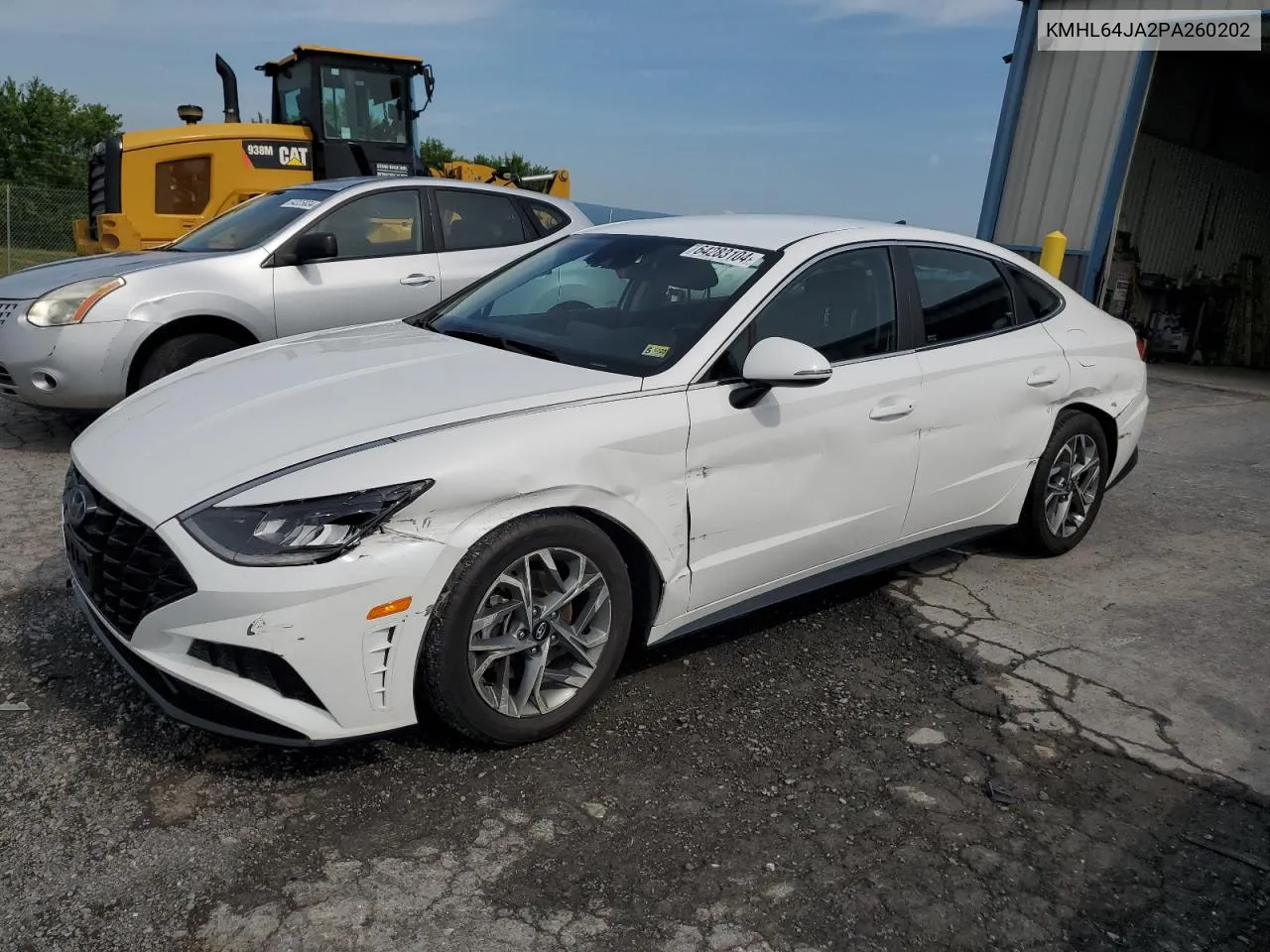 2023 Hyundai Sonata Sel VIN: KMHL64JA2PA260202 Lot: 64283104