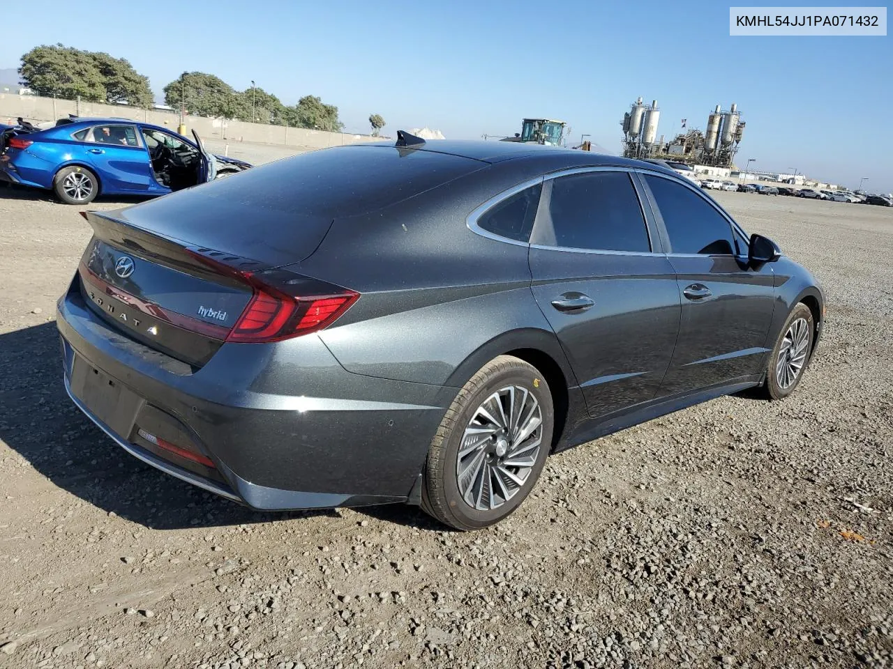 2023 Hyundai Sonata Hybrid VIN: KMHL54JJ1PA071432 Lot: 69160664