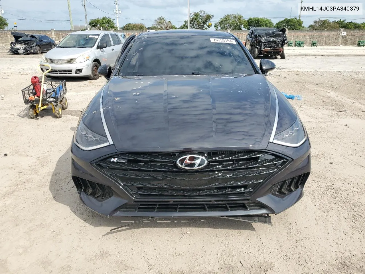 2023 Hyundai Sonata N Line VIN: KMHL14JC3PA340379 Lot: 76553194