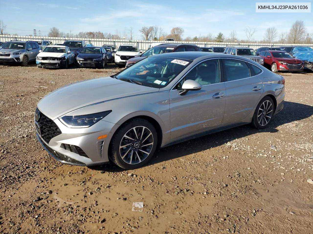 2023 Hyundai Sonata Limited VIN: KMHL34J23PA261036 Lot: 78424674