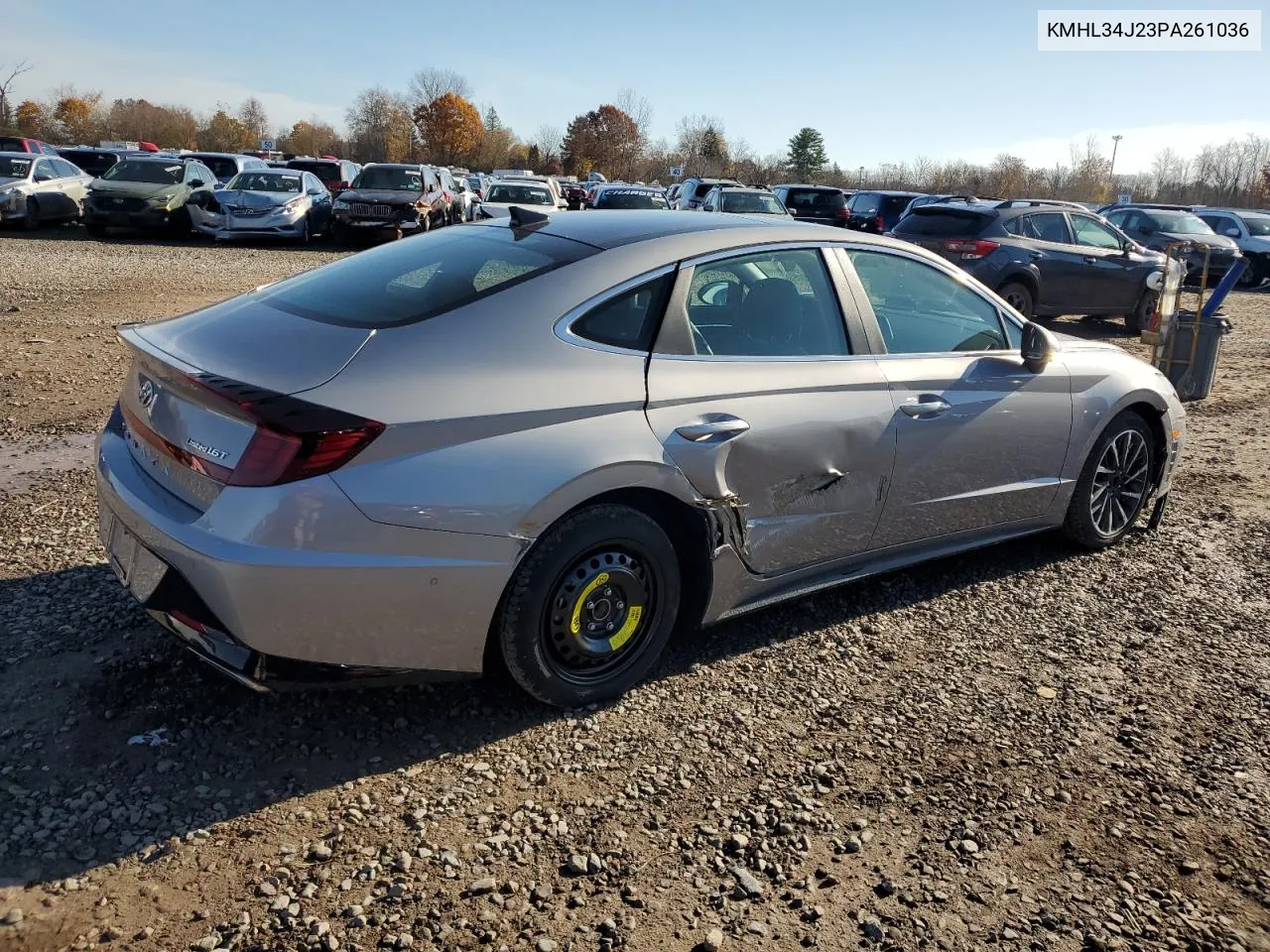 2023 Hyundai Sonata Limited VIN: KMHL34J23PA261036 Lot: 78424674