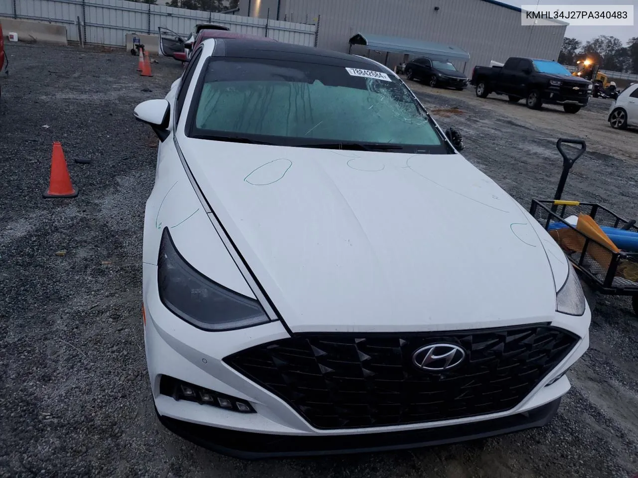 2023 Hyundai Sonata Limited VIN: KMHL34J27PA340483 Lot: 78842684