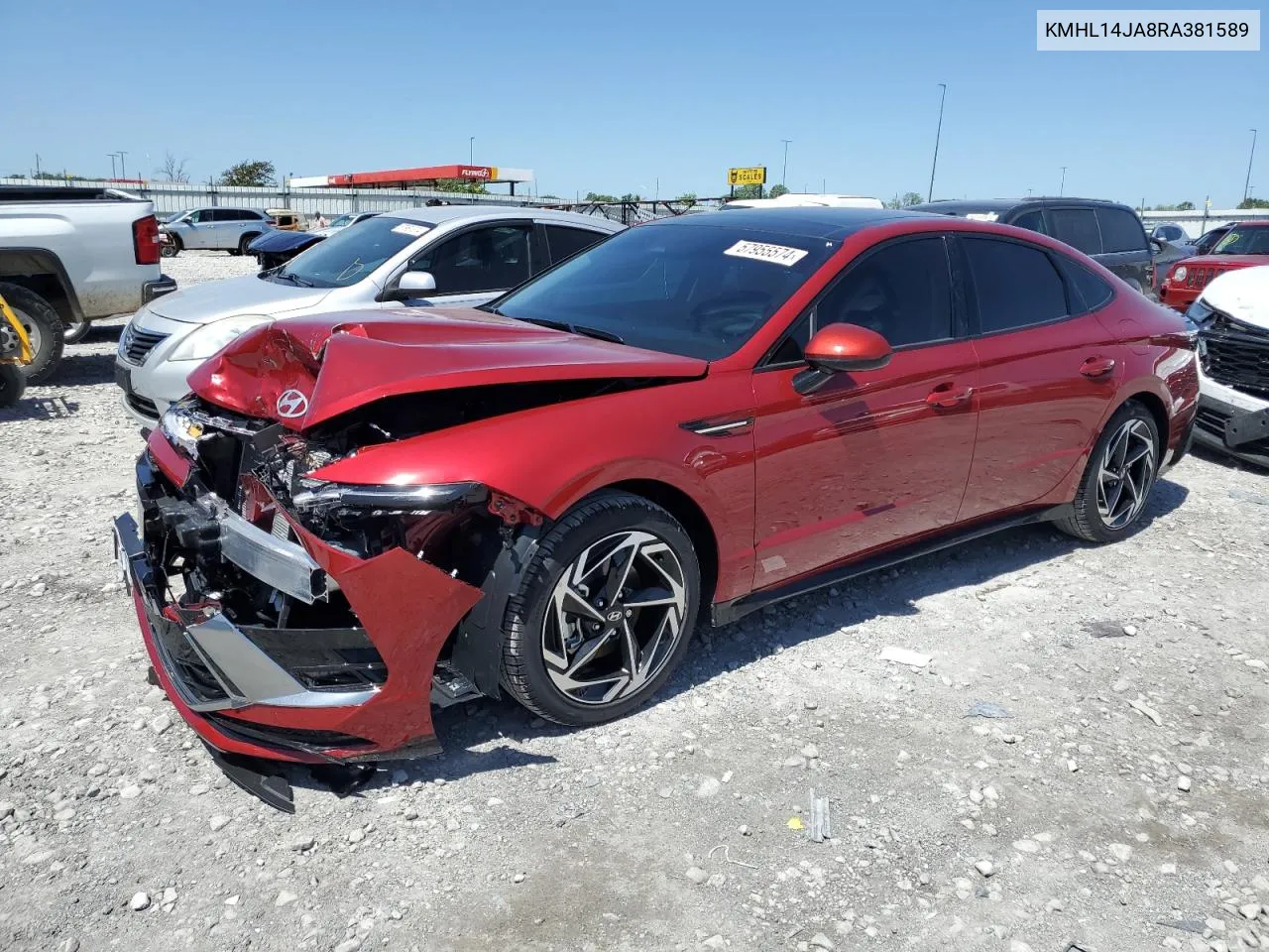 KMHL14JA8RA381589 2024 Hyundai Sonata Sel