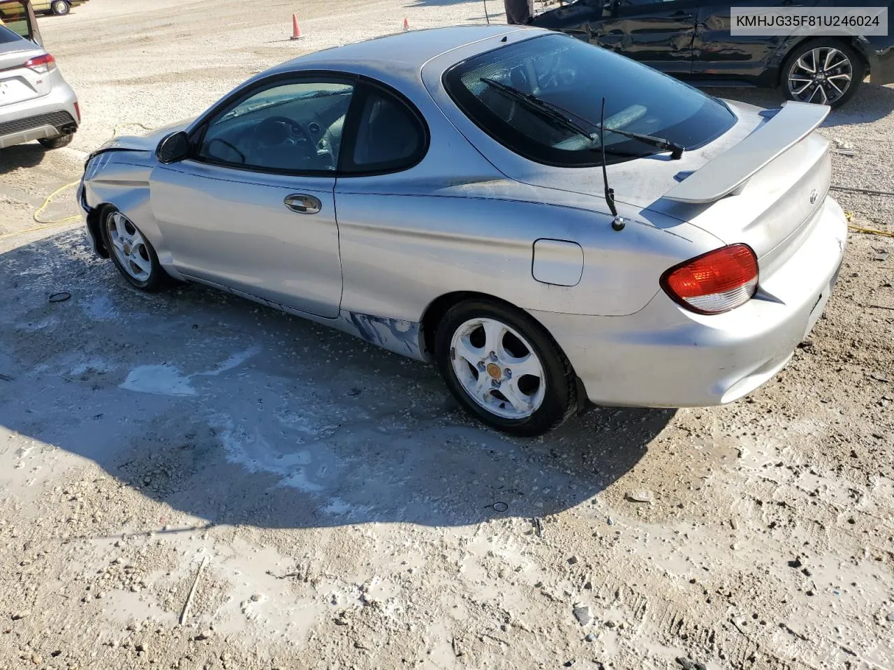 2001 Hyundai Tiburon VIN: KMHJG35F81U246024 Lot: 77709294