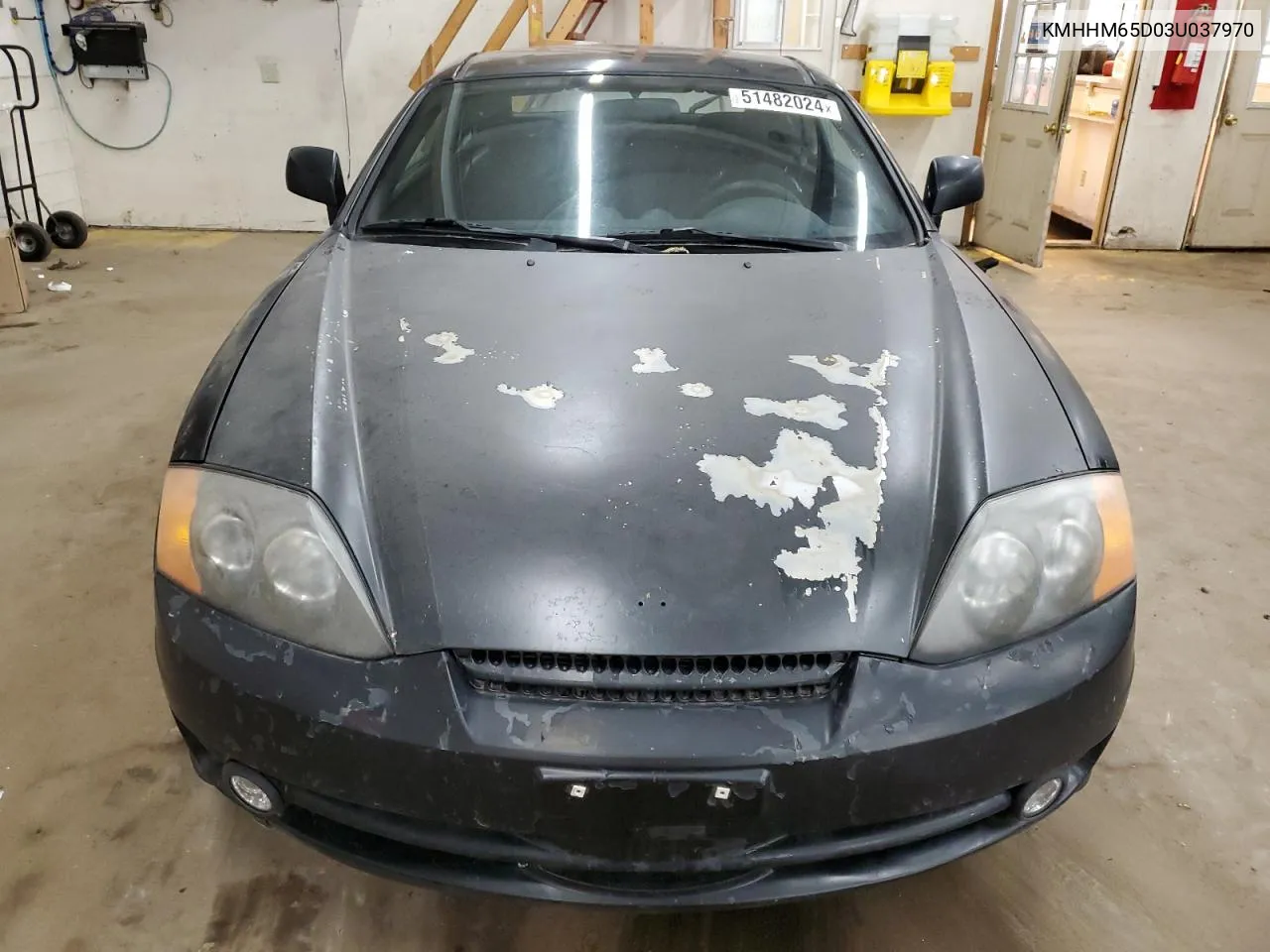 2003 Hyundai Tiburon VIN: KMHHM65D03U037970 Lot: 51482024