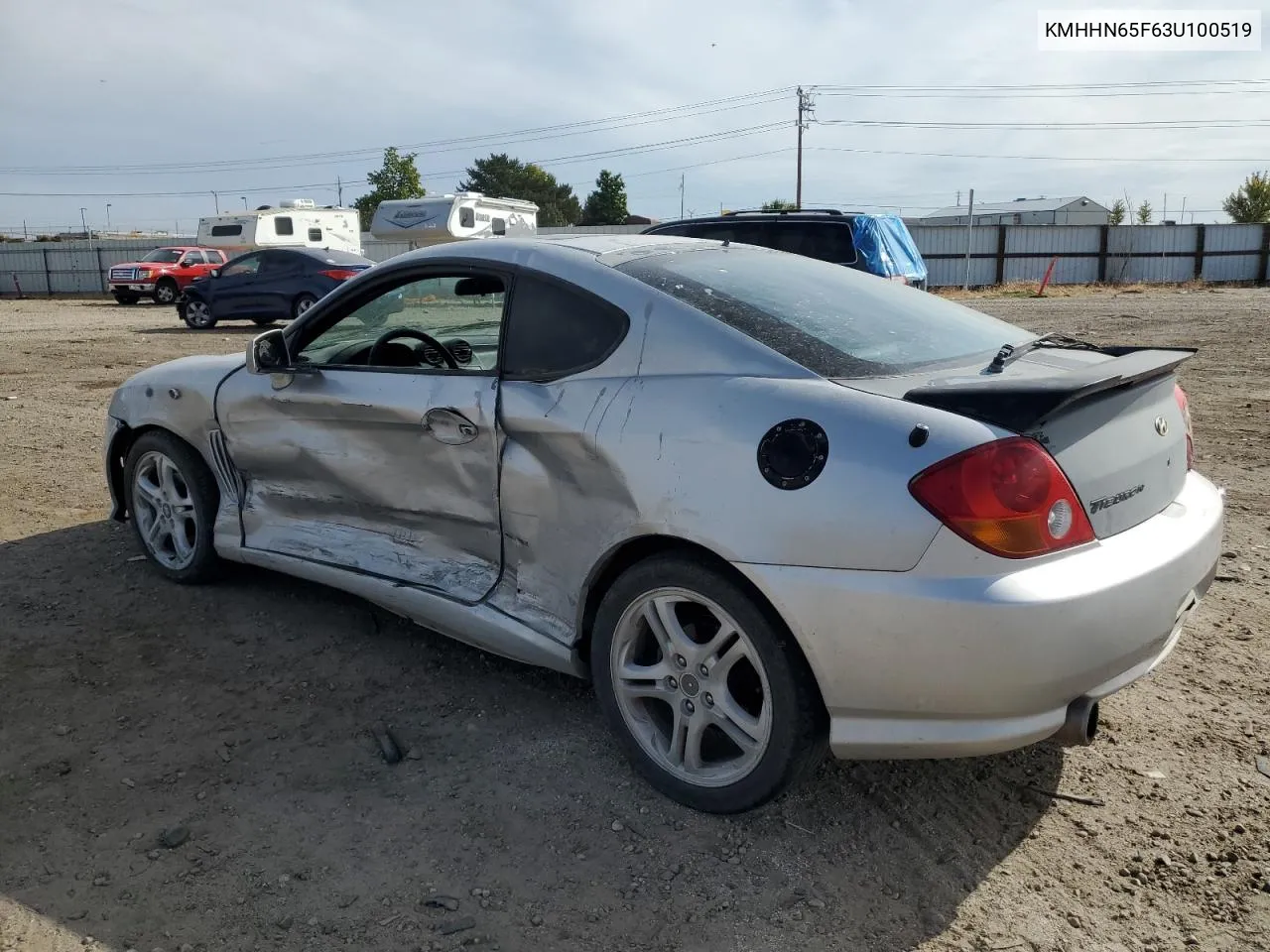 2003 Hyundai Tiburon Gt VIN: KMHHN65F63U100519 Lot: 71610384