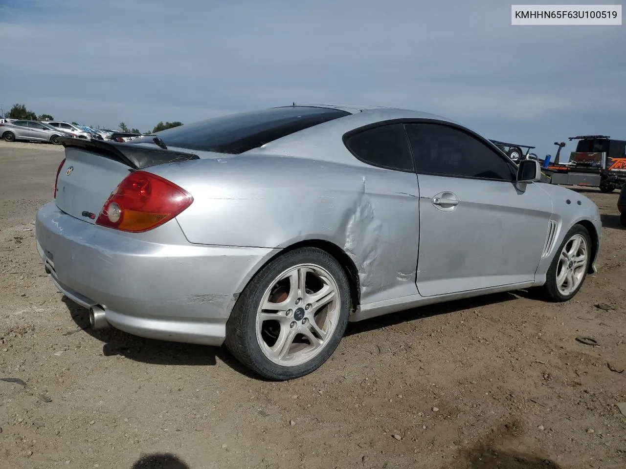 2003 Hyundai Tiburon Gt VIN: KMHHN65F63U100519 Lot: 71610384