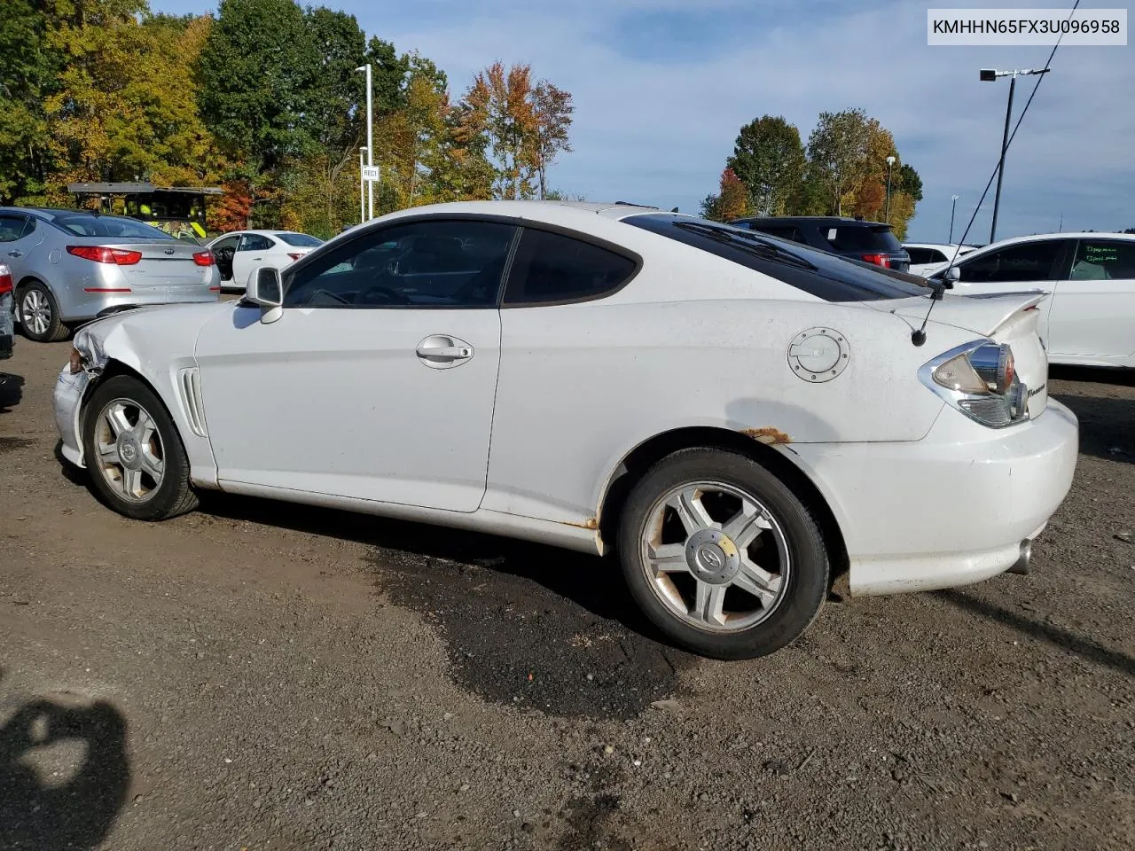 2003 Hyundai Tiburon Gt VIN: KMHHN65FX3U096958 Lot: 75451144