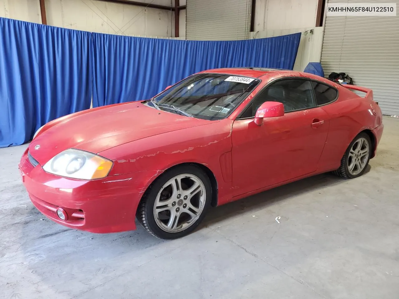 2004 Hyundai Tiburon Gt VIN: KMHHN65F84U122510 Lot: 70753844