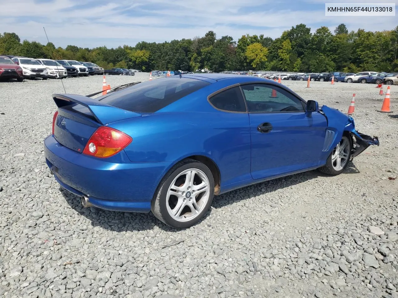 2004 Hyundai Tiburon Gt VIN: KMHHN65F44U133018 Lot: 71449834