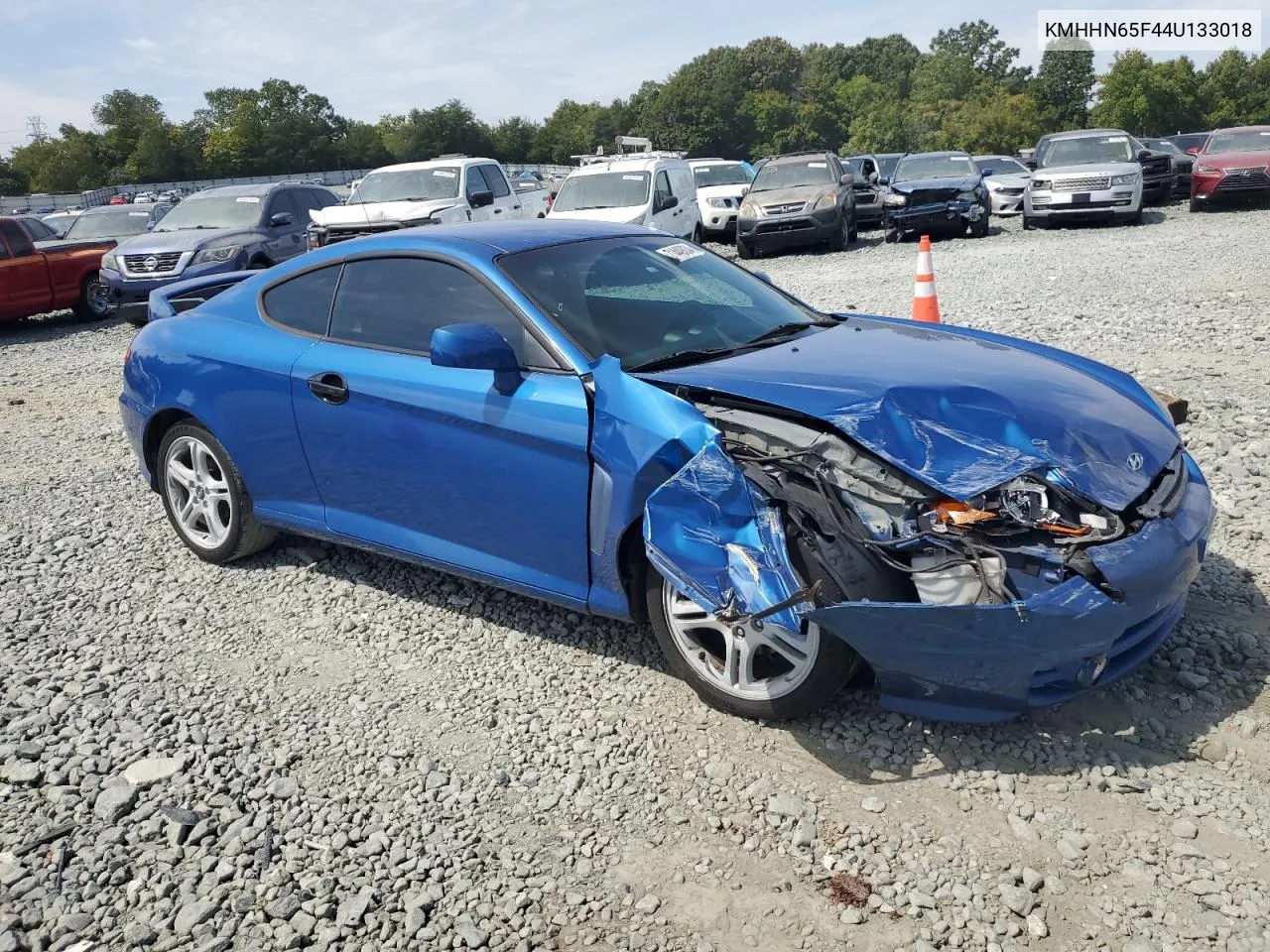 2004 Hyundai Tiburon Gt VIN: KMHHN65F44U133018 Lot: 71449834