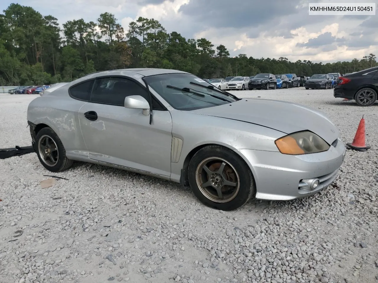 2004 Hyundai Tiburon VIN: KMHHM65D24U150451 Lot: 72644584