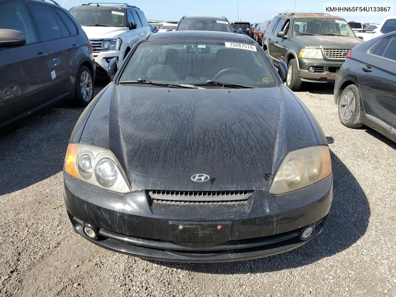 2004 Hyundai Tiburon Gt VIN: KMHHN65F54U133867 Lot: 75287514