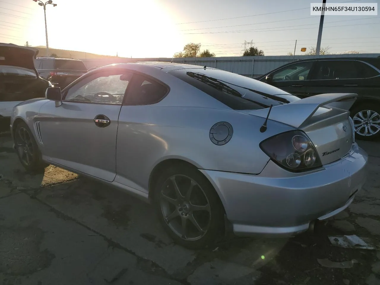 2004 Hyundai Tiburon Gt VIN: KMHHN65F34U130594 Lot: 75929784