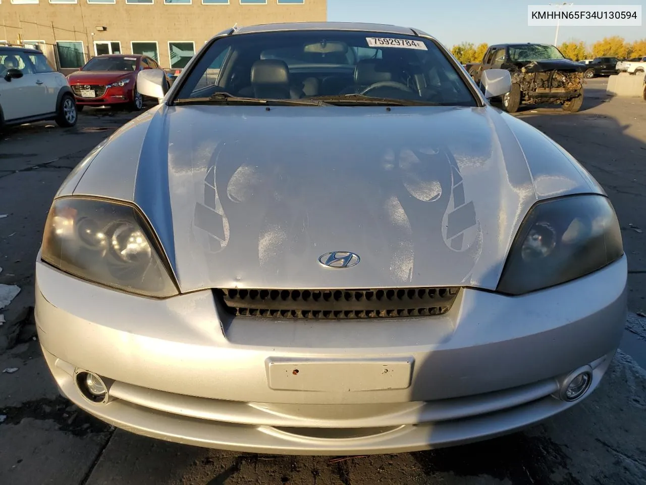 2004 Hyundai Tiburon Gt VIN: KMHHN65F34U130594 Lot: 75929784