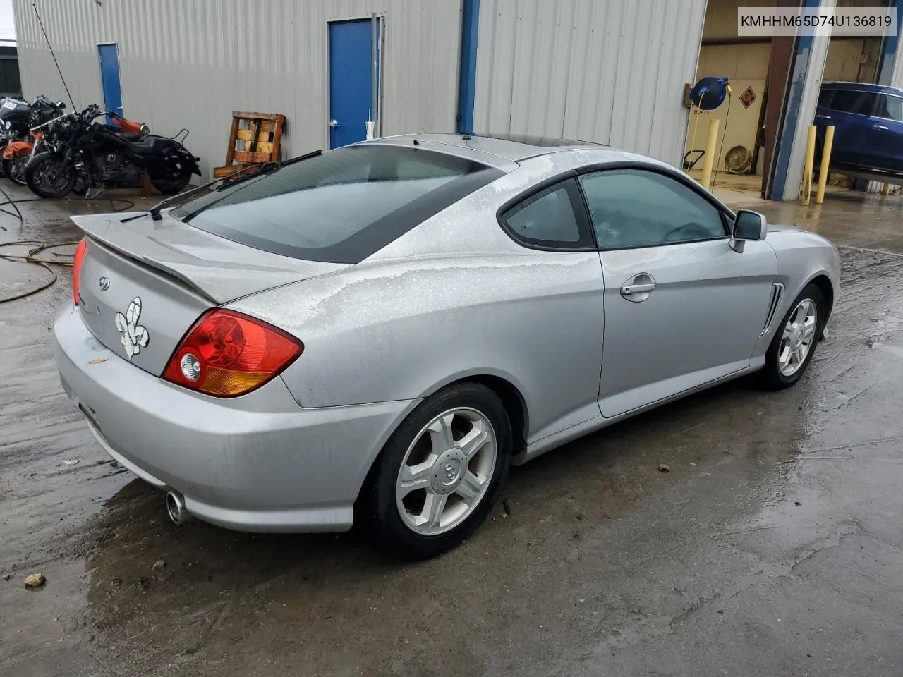 2004 Hyundai Tiburon VIN: KMHHM65D74U136819 Lot: 77932684