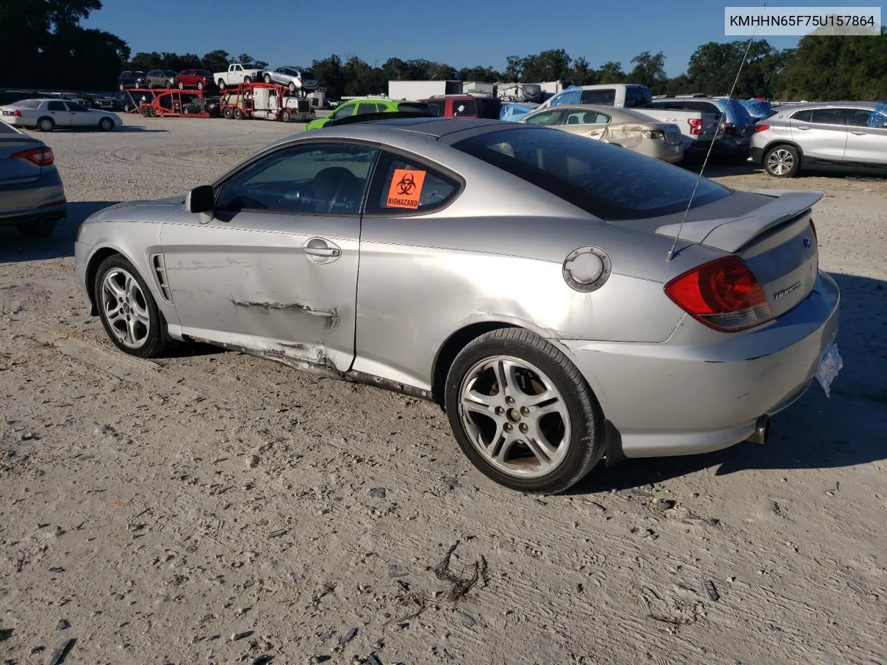 2005 Hyundai Tiburon Gt VIN: KMHHN65F75U157864 Lot: 75385814