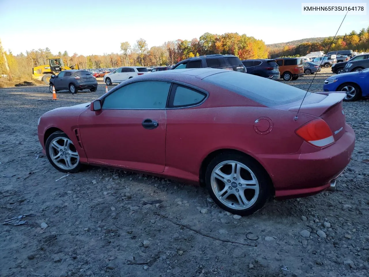 2005 Hyundai Tiburon Gt VIN: KMHHN65F35U164178 Lot: 76200274