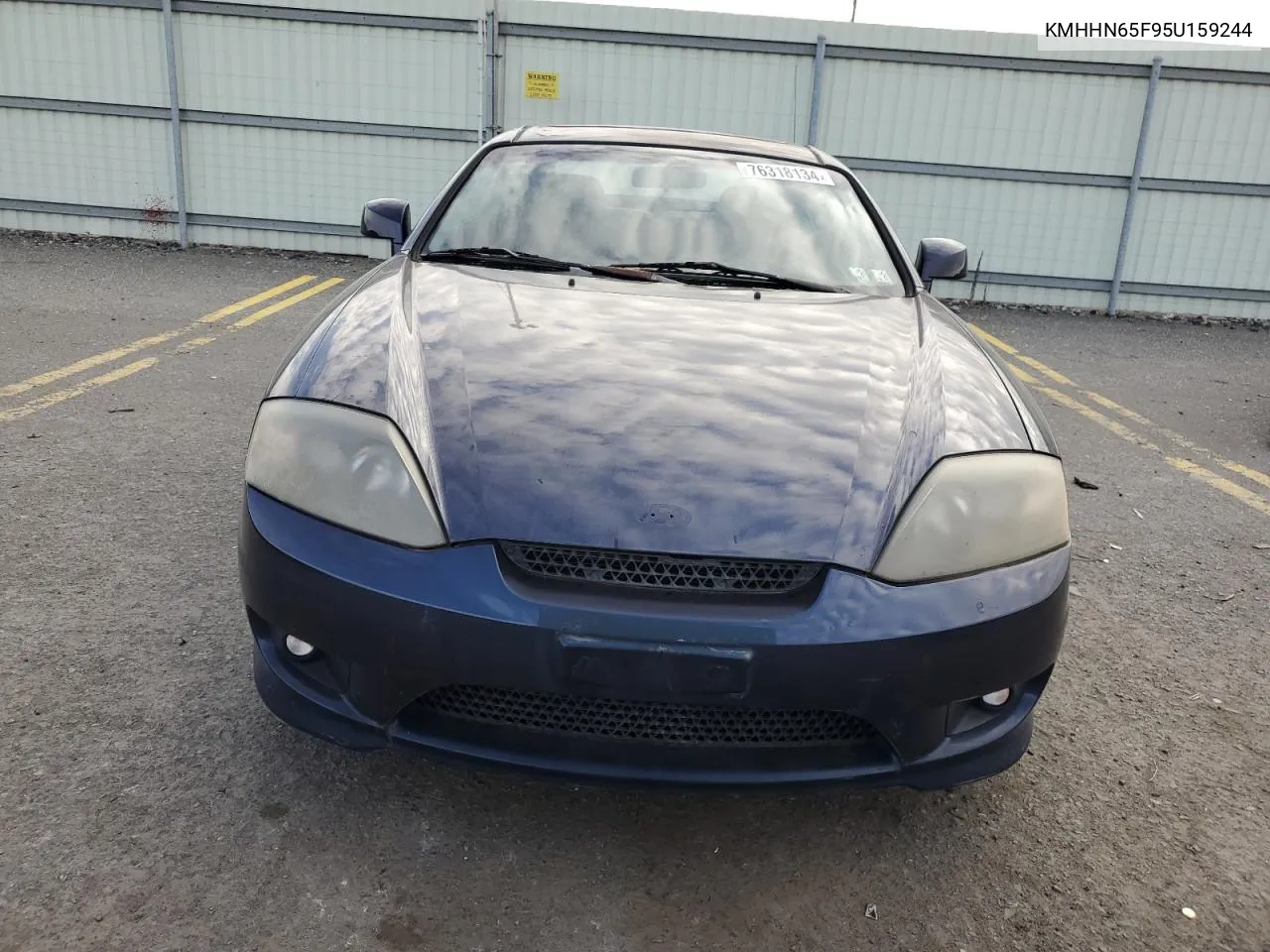 2005 Hyundai Tiburon Gt VIN: KMHHN65F95U159244 Lot: 76318134