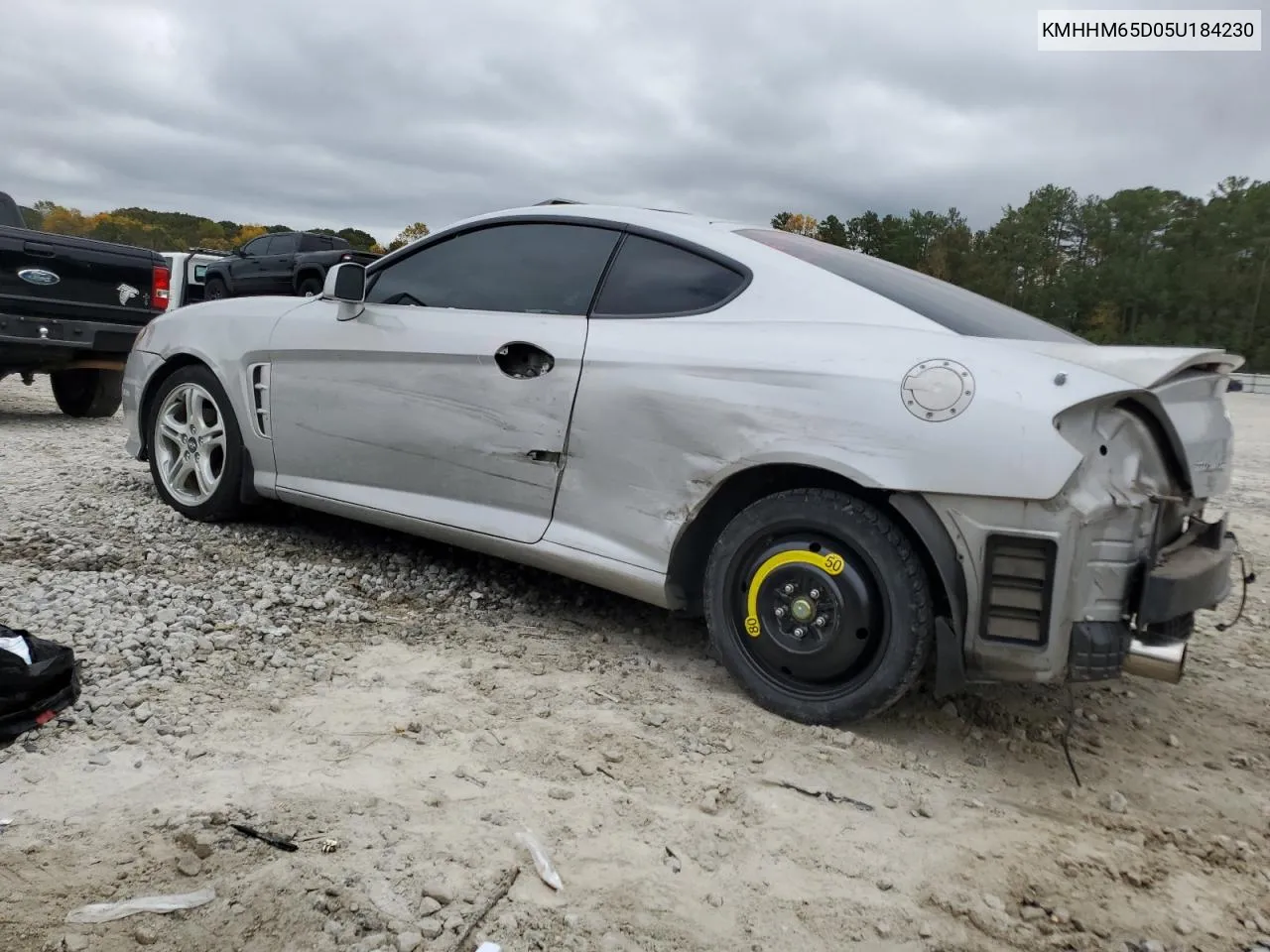 KMHHM65D05U184230 2005 Hyundai Tiburon