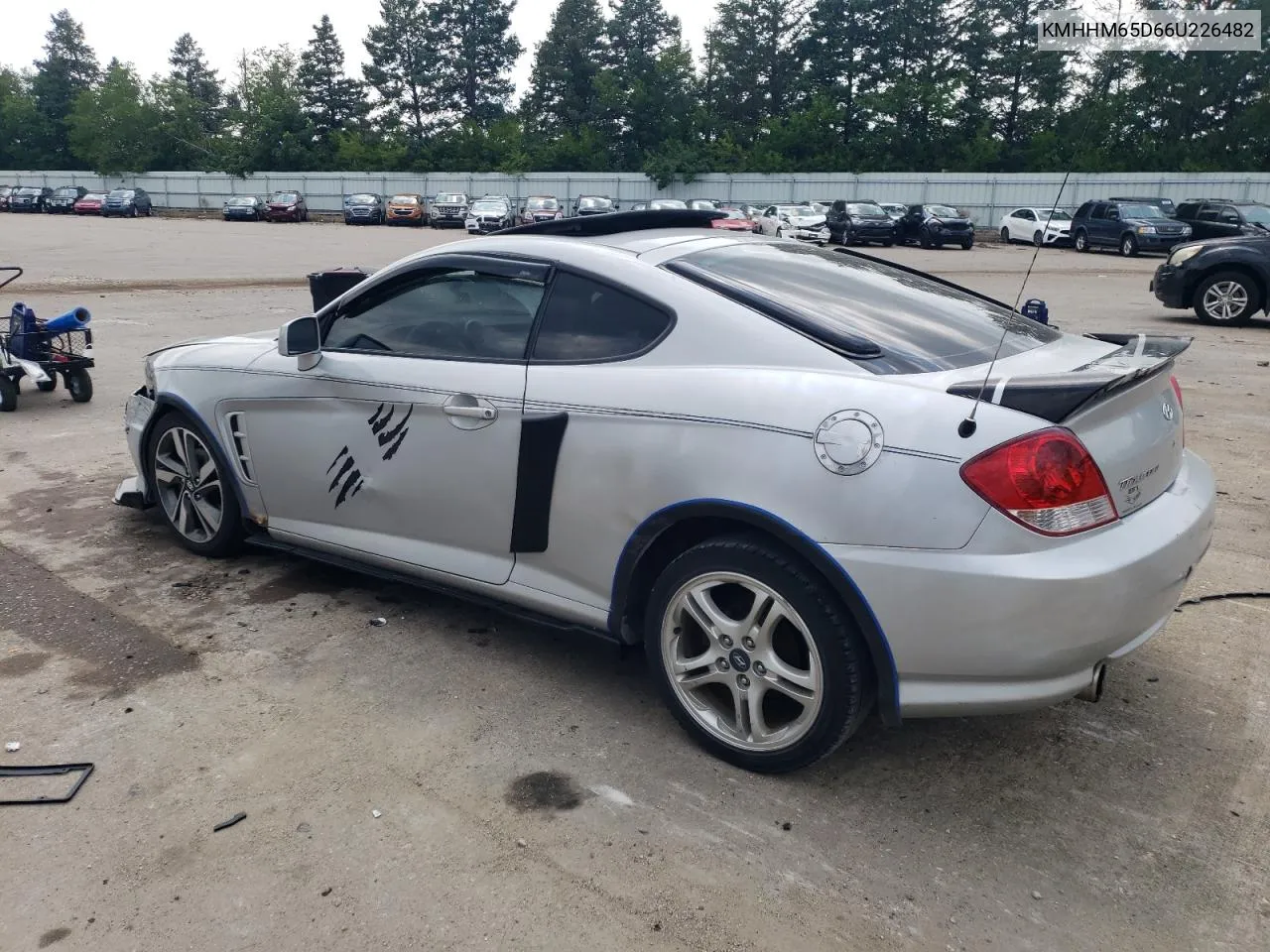 KMHHM65D66U226482 2006 Hyundai Tiburon Gs