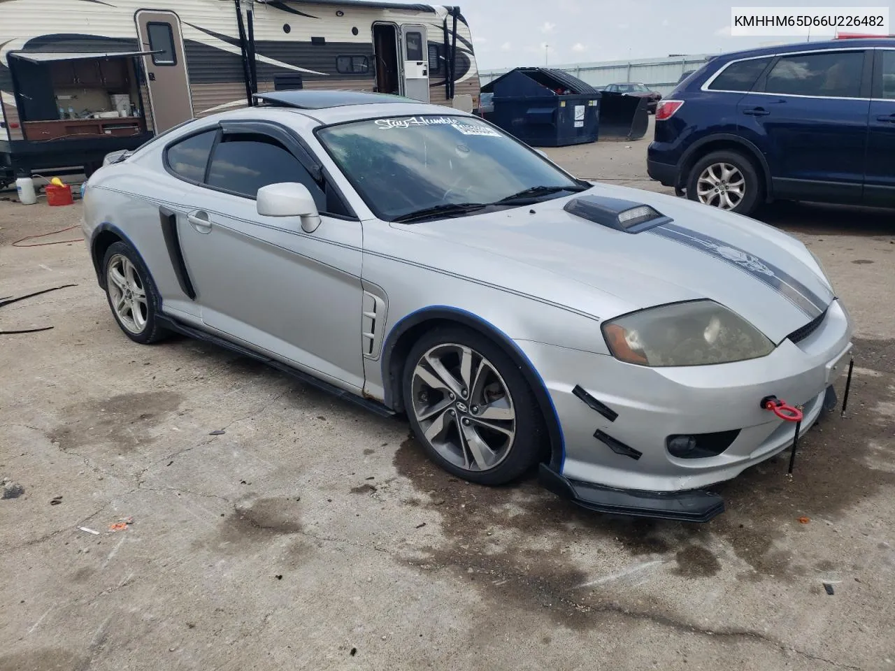 KMHHM65D66U226482 2006 Hyundai Tiburon Gs