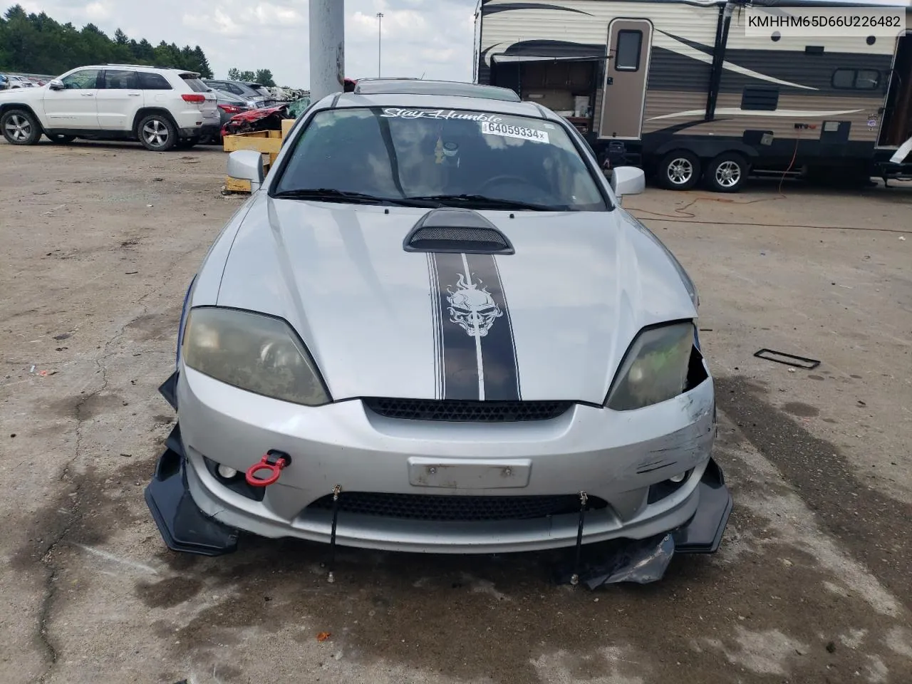 KMHHM65D66U226482 2006 Hyundai Tiburon Gs