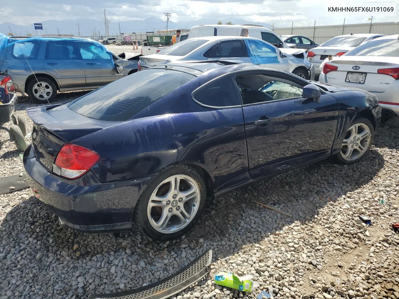 2006 Hyundai Tiburon Gt VIN: KMHHN65FX6U191069 Lot: 68652734