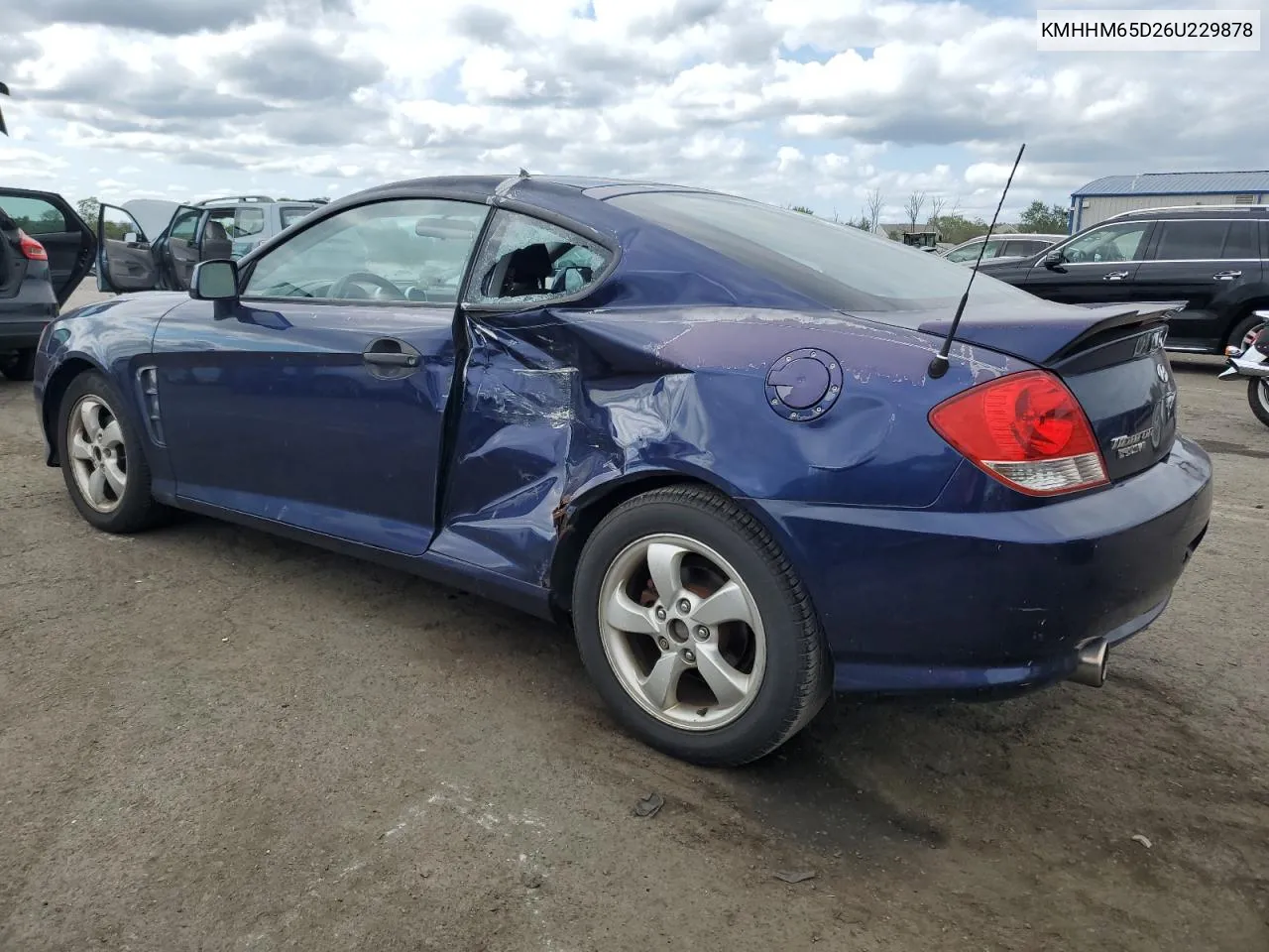 2006 Hyundai Tiburon Gs VIN: KMHHM65D26U229878 Lot: 70600534