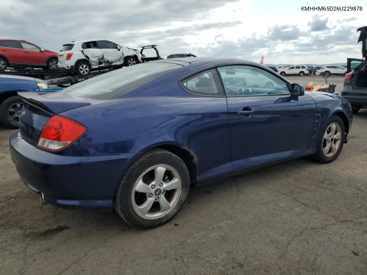 2006 Hyundai Tiburon Gs VIN: KMHHM65D26U229878 Lot: 70600534