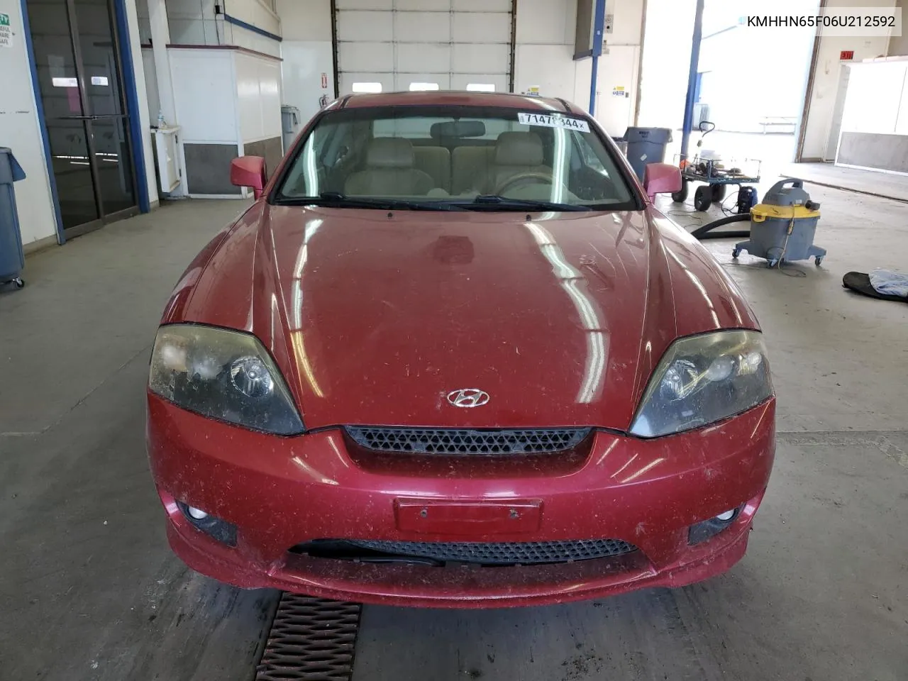 2006 Hyundai Tiburon Gt VIN: KMHHN65F06U212592 Lot: 71478344