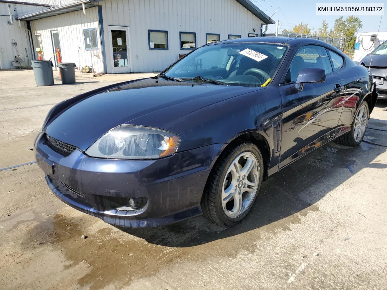 2006 Hyundai Tiburon Gs VIN: KMHHM65D56U188372 Lot: 75527604