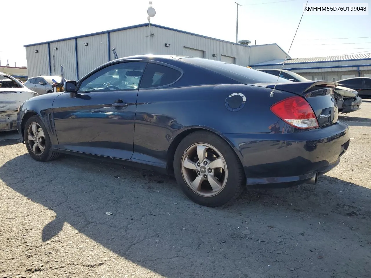 2006 Hyundai Tiburon Gs VIN: KMHHM65D76U199048 Lot: 76798144