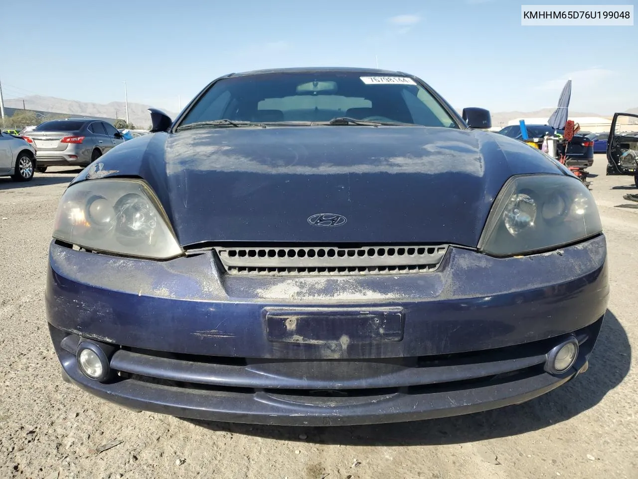 2006 Hyundai Tiburon Gs VIN: KMHHM65D76U199048 Lot: 76798144