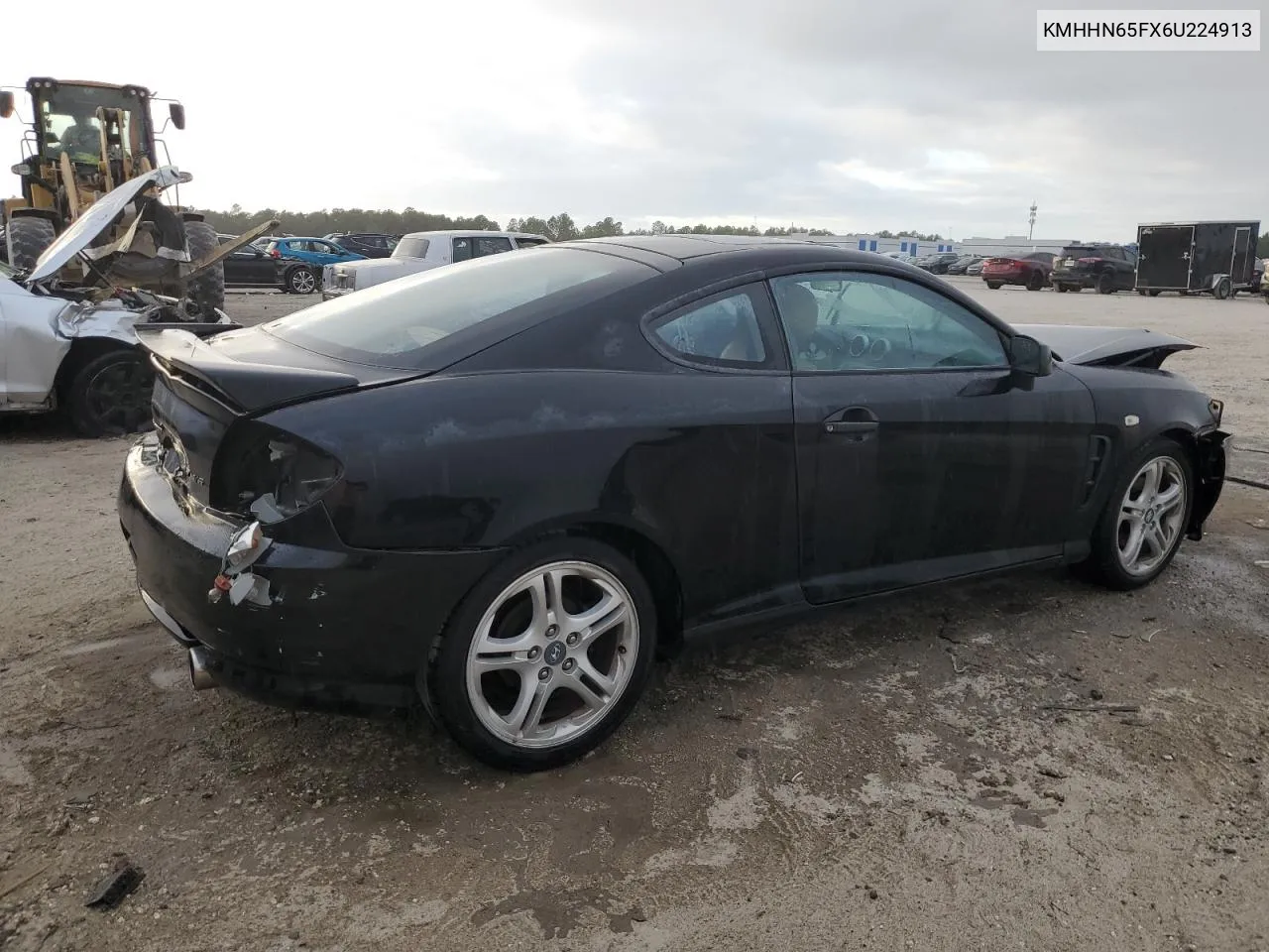 2006 Hyundai Tiburon Gt VIN: KMHHN65FX6U224913 Lot: 80695184