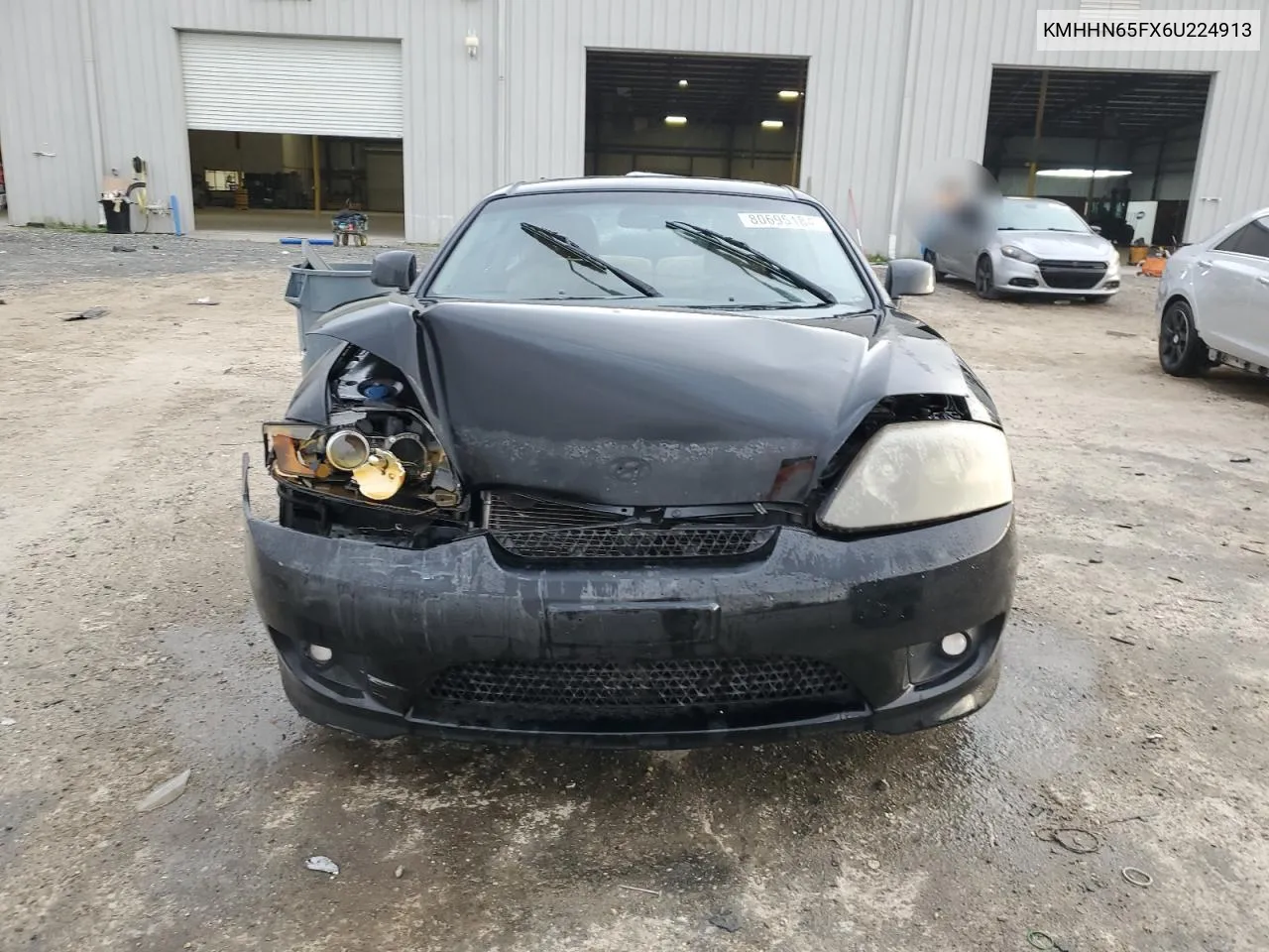 2006 Hyundai Tiburon Gt VIN: KMHHN65FX6U224913 Lot: 80695184