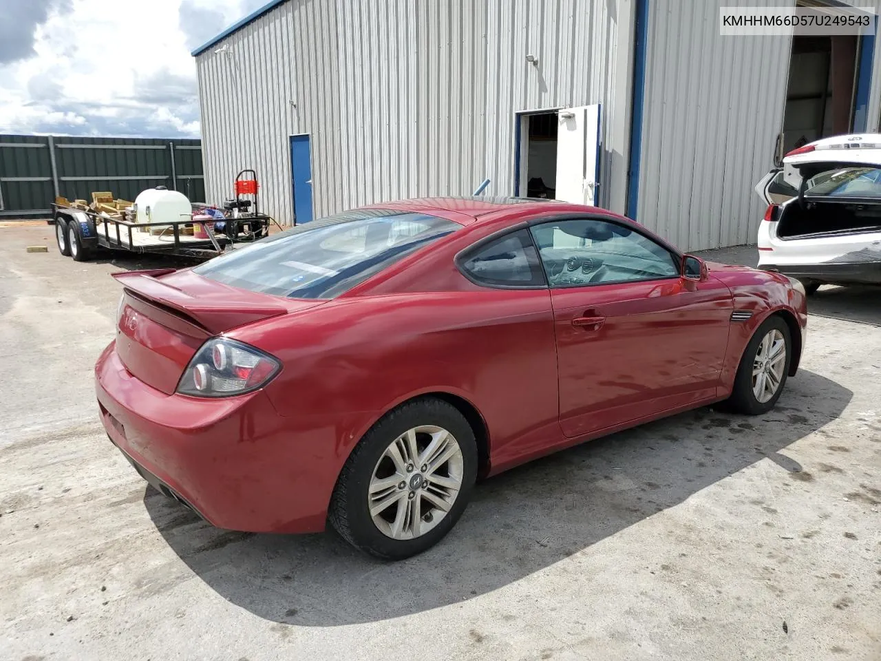 2007 Hyundai Tiburon Gs VIN: KMHHM66D57U249543 Lot: 54241834