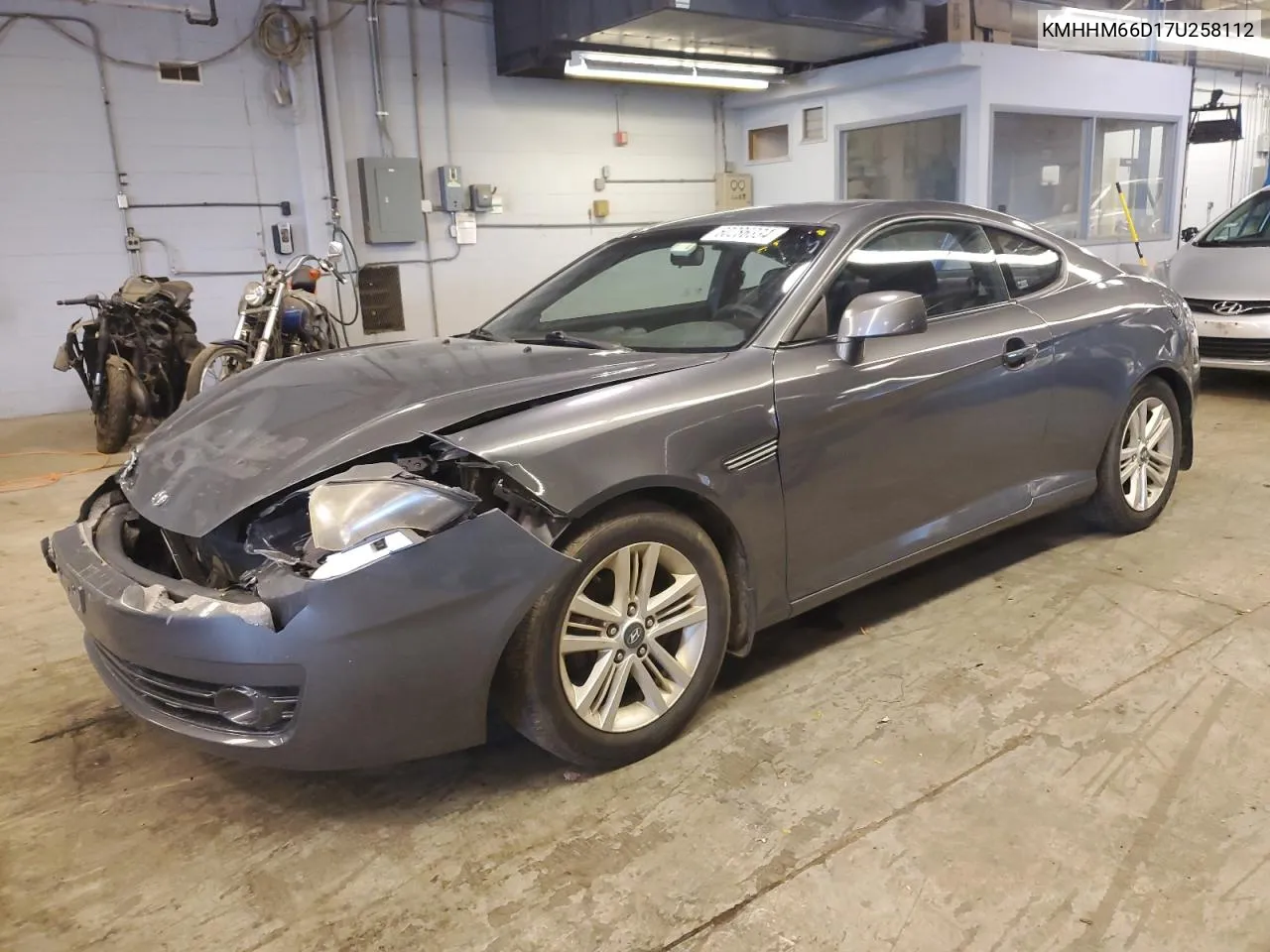 2007 Hyundai Tiburon Gs VIN: KMHHM66D17U258112 Lot: 60286334