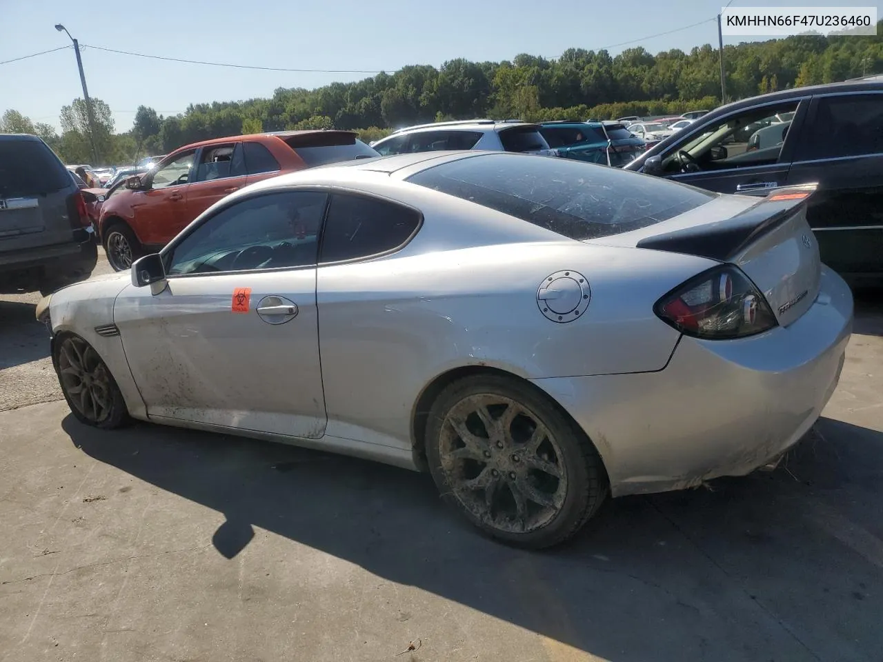 2007 Hyundai Tiburon Gt VIN: KMHHN66F47U236460 Lot: 70290384