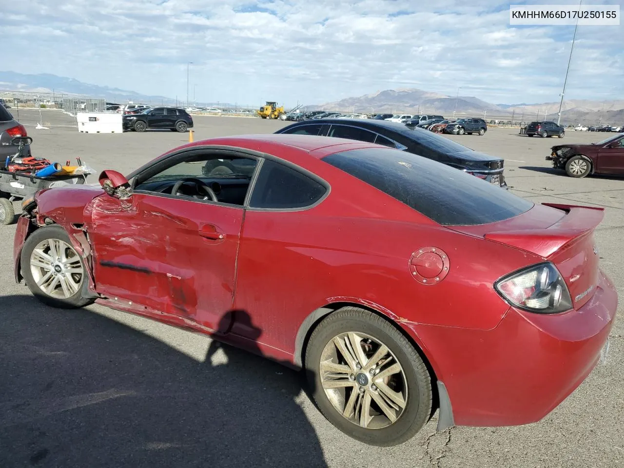 KMHHM66D17U250155 2007 Hyundai Tiburon Gs