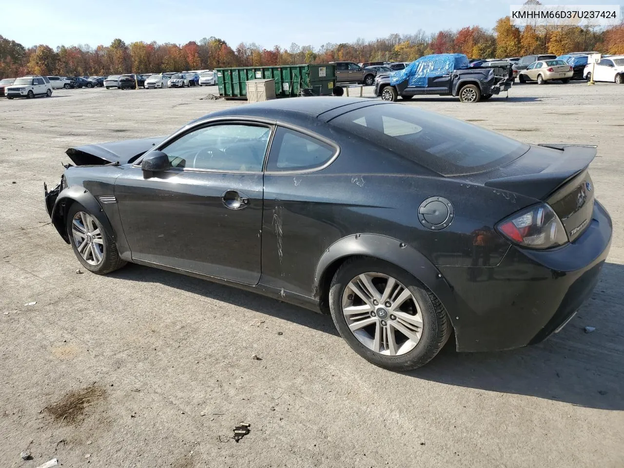 2007 Hyundai Tiburon Gs VIN: KMHHM66D37U237424 Lot: 77363534