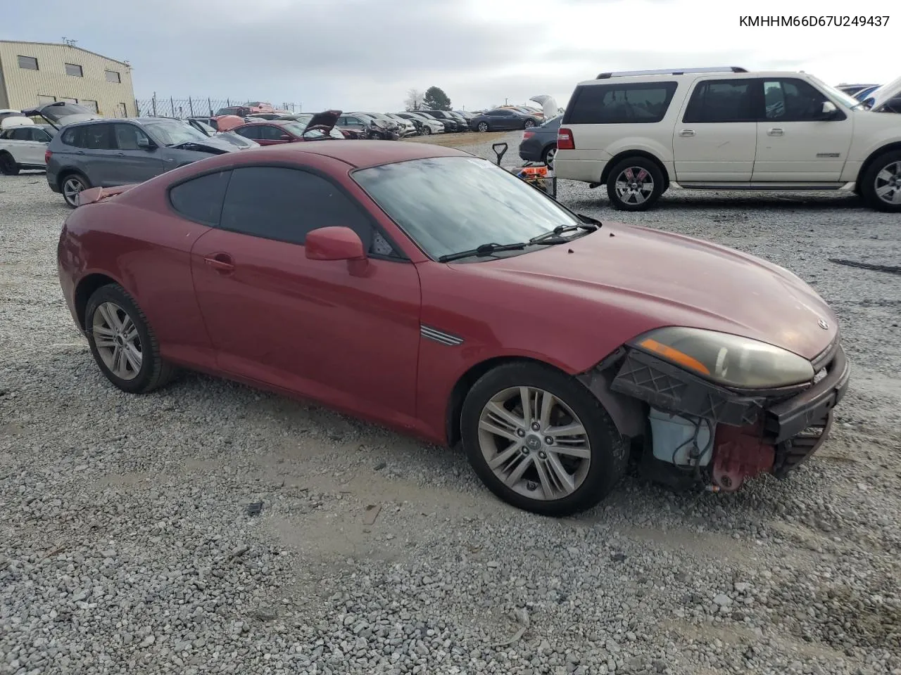 2007 Hyundai Tiburon Gs VIN: KMHHM66D67U249437 Lot: 78043754