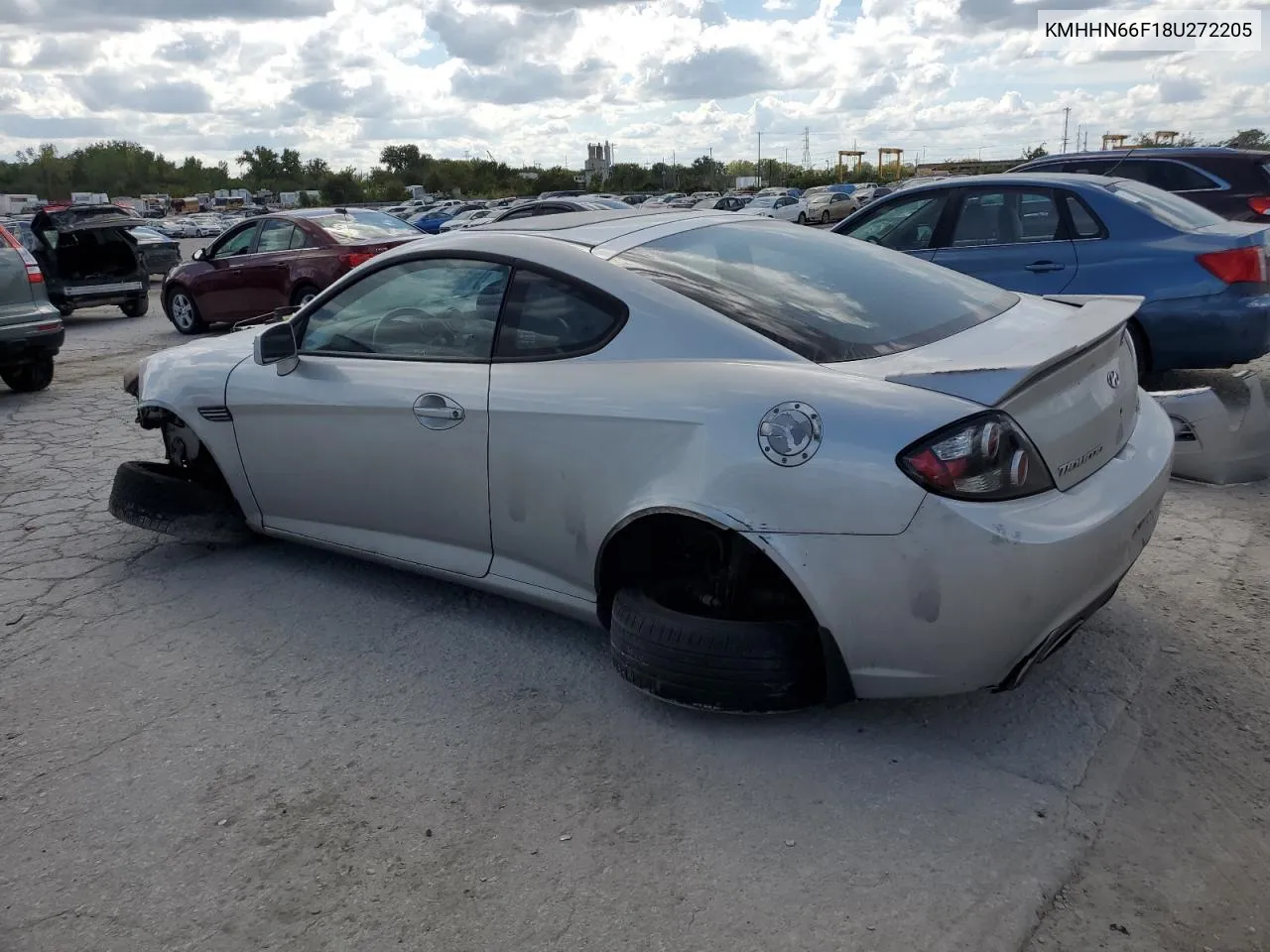 2008 Hyundai Tiburon Gt VIN: KMHHN66F18U272205 Lot: 71458634