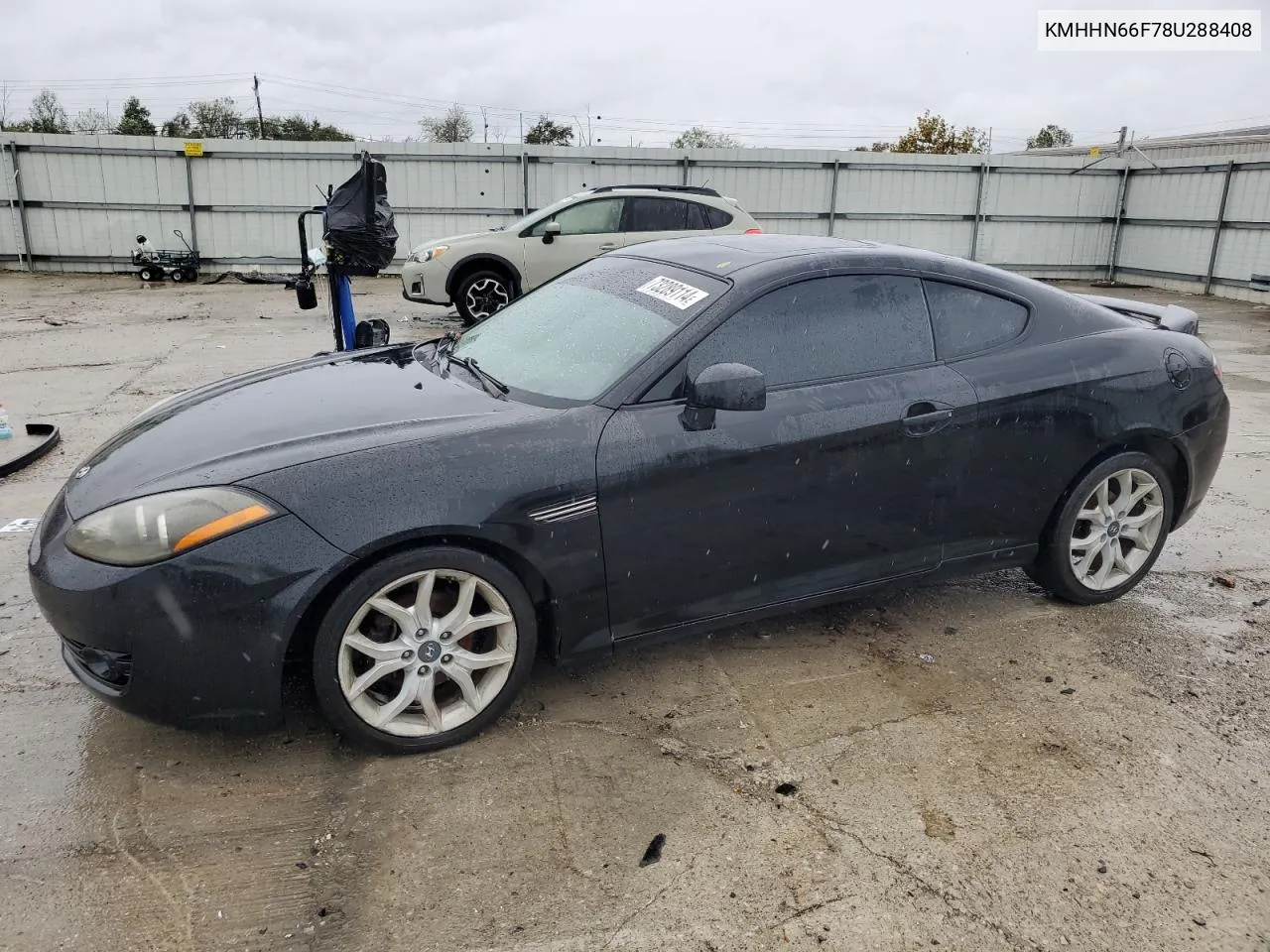 2008 Hyundai Tiburon Gt VIN: KMHHN66F78U288408 Lot: 73289114