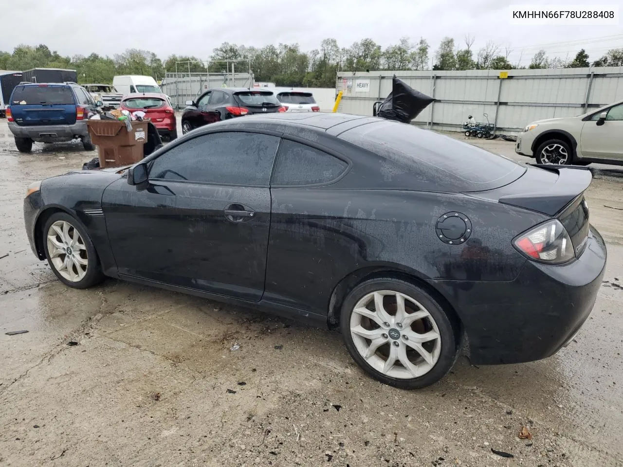 2008 Hyundai Tiburon Gt VIN: KMHHN66F78U288408 Lot: 73289114