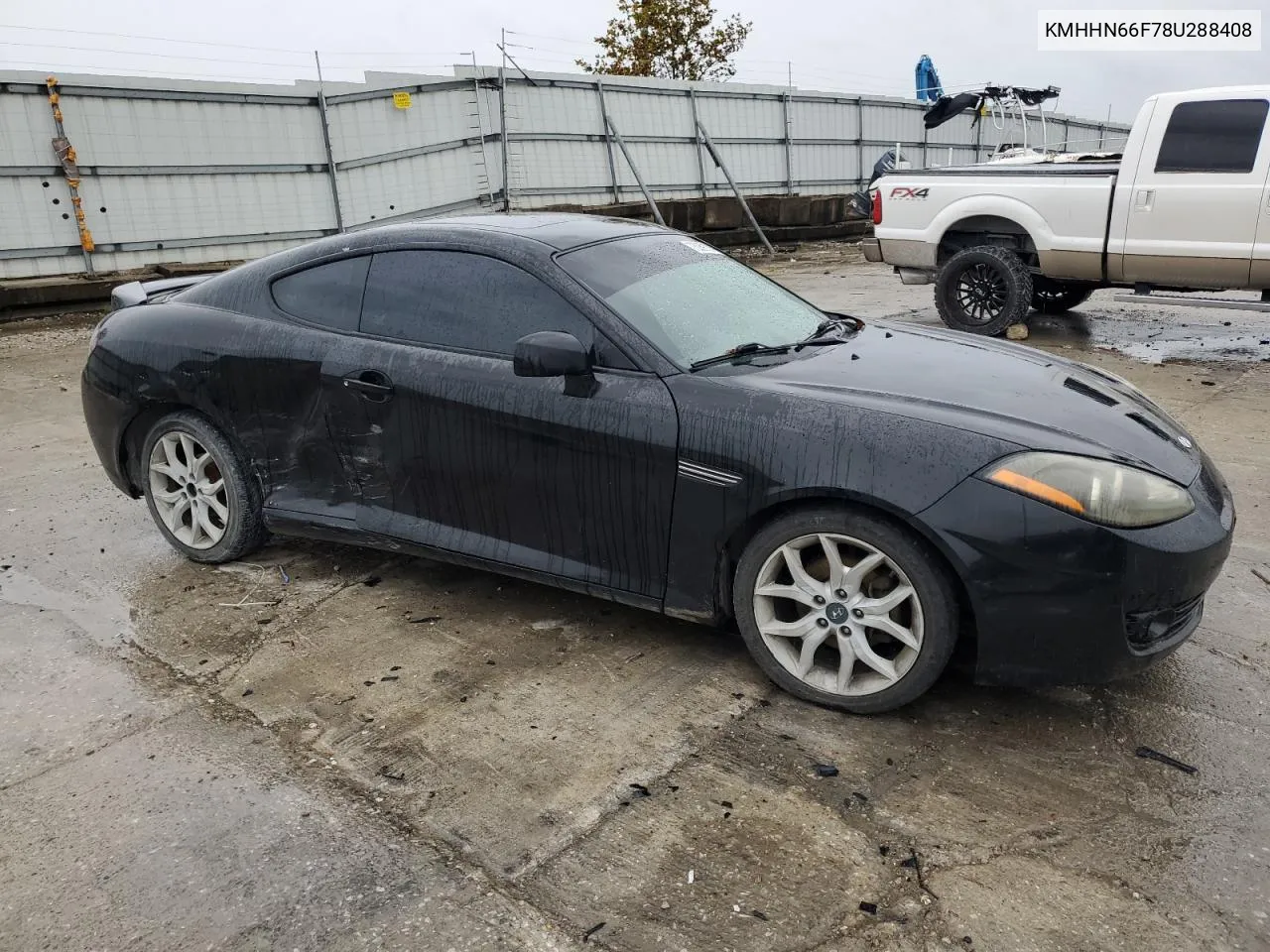 2008 Hyundai Tiburon Gt VIN: KMHHN66F78U288408 Lot: 73289114