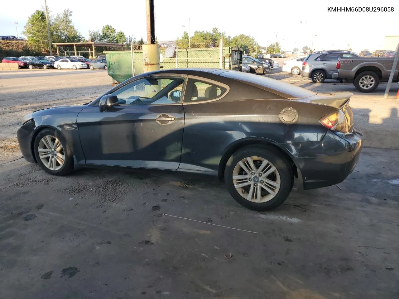 2008 Hyundai Tiburon Gs VIN: KMHHM66D08U296058 Lot: 73865304