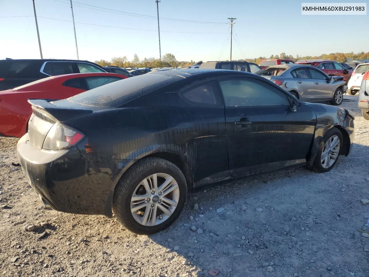 2008 Hyundai Tiburon Gs VIN: KMHHM66DX8U291983 Lot: 74586874